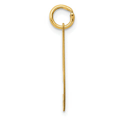 14K Medium Fancy Script Initial I Charm