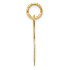 14K Large Fancy Script Initial K Charm