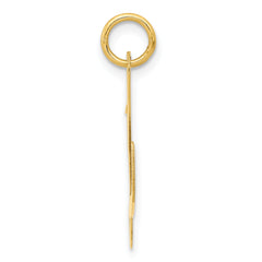 14K Large Fancy Script Initial L Charm