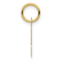 14K Small Script Initial R Charm