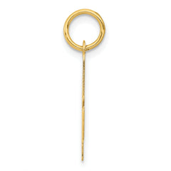 14K Medium Script Letter A Initial Charm