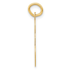 14K Large Script Initial E Charm