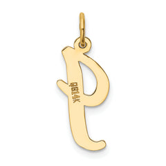 14K Large Script Initial I Charm