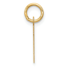 14K Small Block Initial H Charm