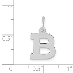 14KW Small Block Letter B Initial Charm