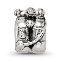 Sterling Silver 925 Scuba Tank Bead with Antiqued Finish Ocean-Themed Elegance