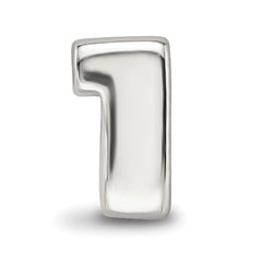 Sterling Silver 925 Kids Bead with Polished Finish Solid Charm