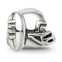 Sterling Silver Reflections Football Helmet Bead