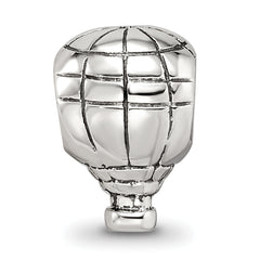 Sterling Silver 925 Hot Air Balloon Bead with Antiqued Finish