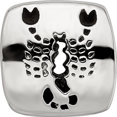 Sterling Silver 925 Scorpio Zodiac Bead with Antiqued Finish and Cast Design