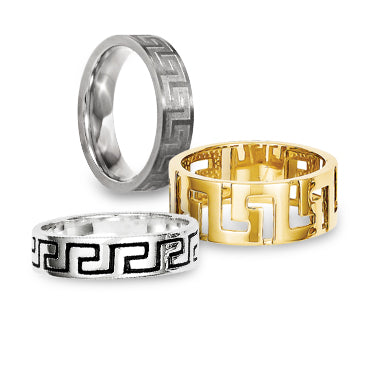Greece Key Rings Greek Key Rings – Sophia Jewelers