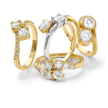 2 Stone Rings