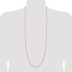 14K 36 inch 1.5mm Regular Rope with Lobster Clasp Chain