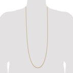14K 36 inch 2mm Regular Rope with Lobster Clasp Chain