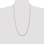 10K White Gold 1.75mm Rope Chain - view 4