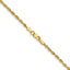 Cashmere Rope Necklace in 14K Yellow Gold, 2.25mm Diamond-Cut - Sophia Jewelers