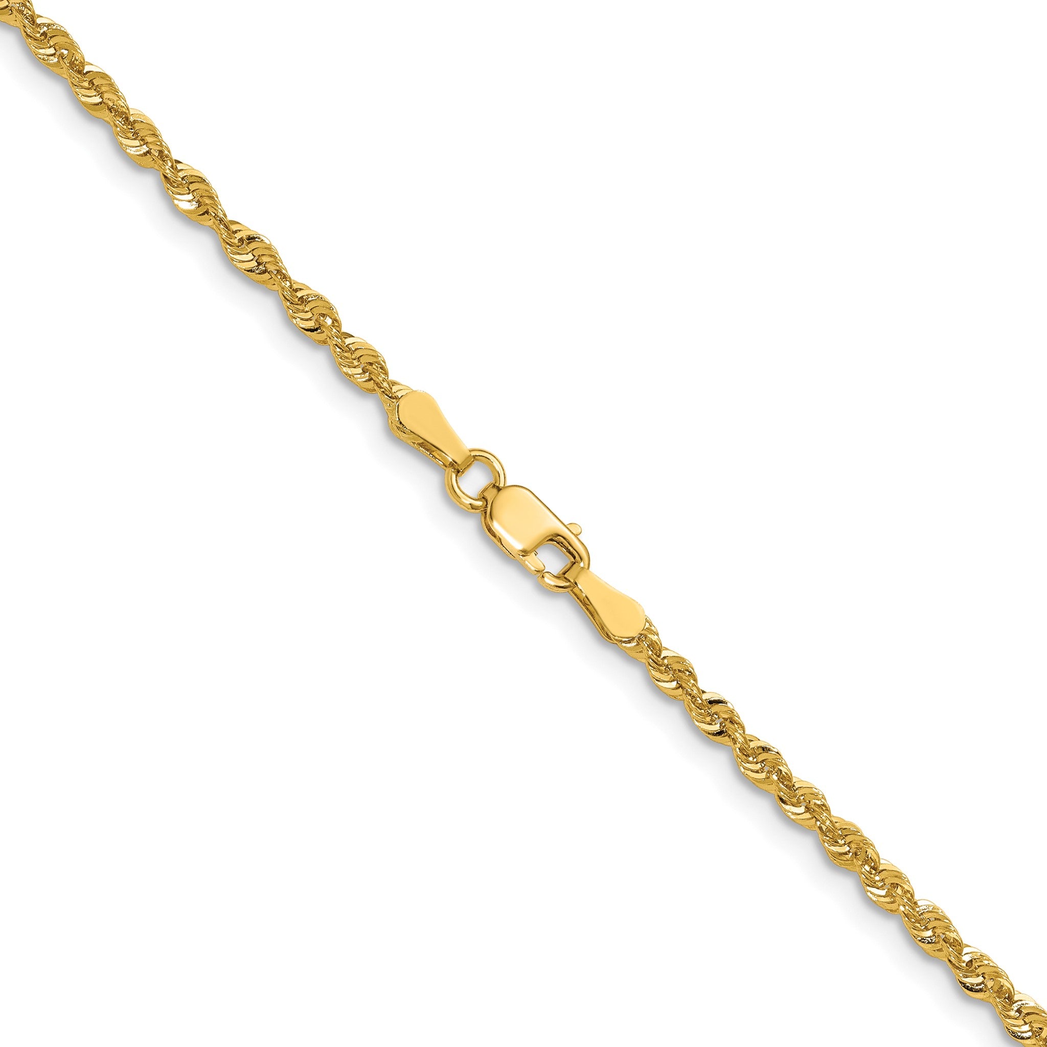 Cashmere Rope Necklace in 14K Yellow Gold, 2.25mm Secondary image
