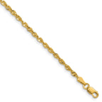 Cashmere Rope Necklace in 14K Yellow Gold, 2.25mm - Sophia Jewelers