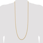 14K 36 inch 2.75mm Regular Rope with Lobster Clasp Chain