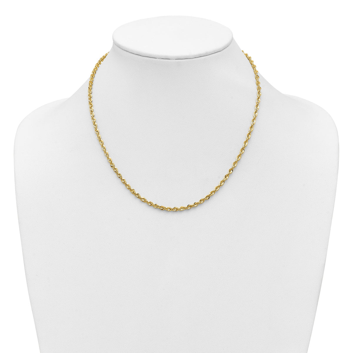 Cashmere Rope Chain in 14K Yellow Gold - Sophia Jewelers