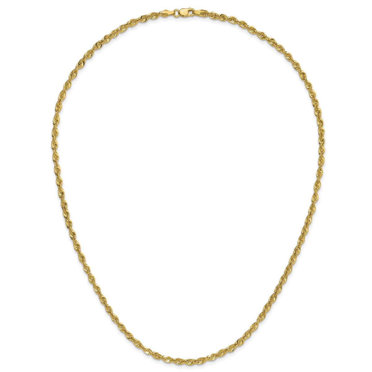 Cashmere Rope Chain in 14K Yellow Gold - Sophia Jewelers