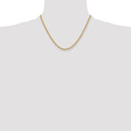 14k 3.3mm Regular Rope Chain