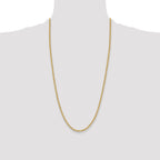 14k 3.3mm Regular Rope Chain