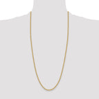 14k 3.3mm Regular Rope Chain