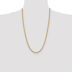 14k 3.8mm Regular Rope Chain