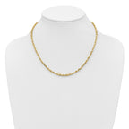 Diamond-Cut Cashmere Rope Chain in 14K Yellow Gold, 3.95mm - Sophia Jewelers
