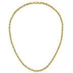 Diamond-Cut Cashmere Rope Chain in 14K Yellow Gold, 3.95mm - Sophia Jewelers