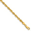 Diamond-Cut Cashmere Rope Chain in 14K Yellow Gold, 3.95mm - Sophia Jewelers
