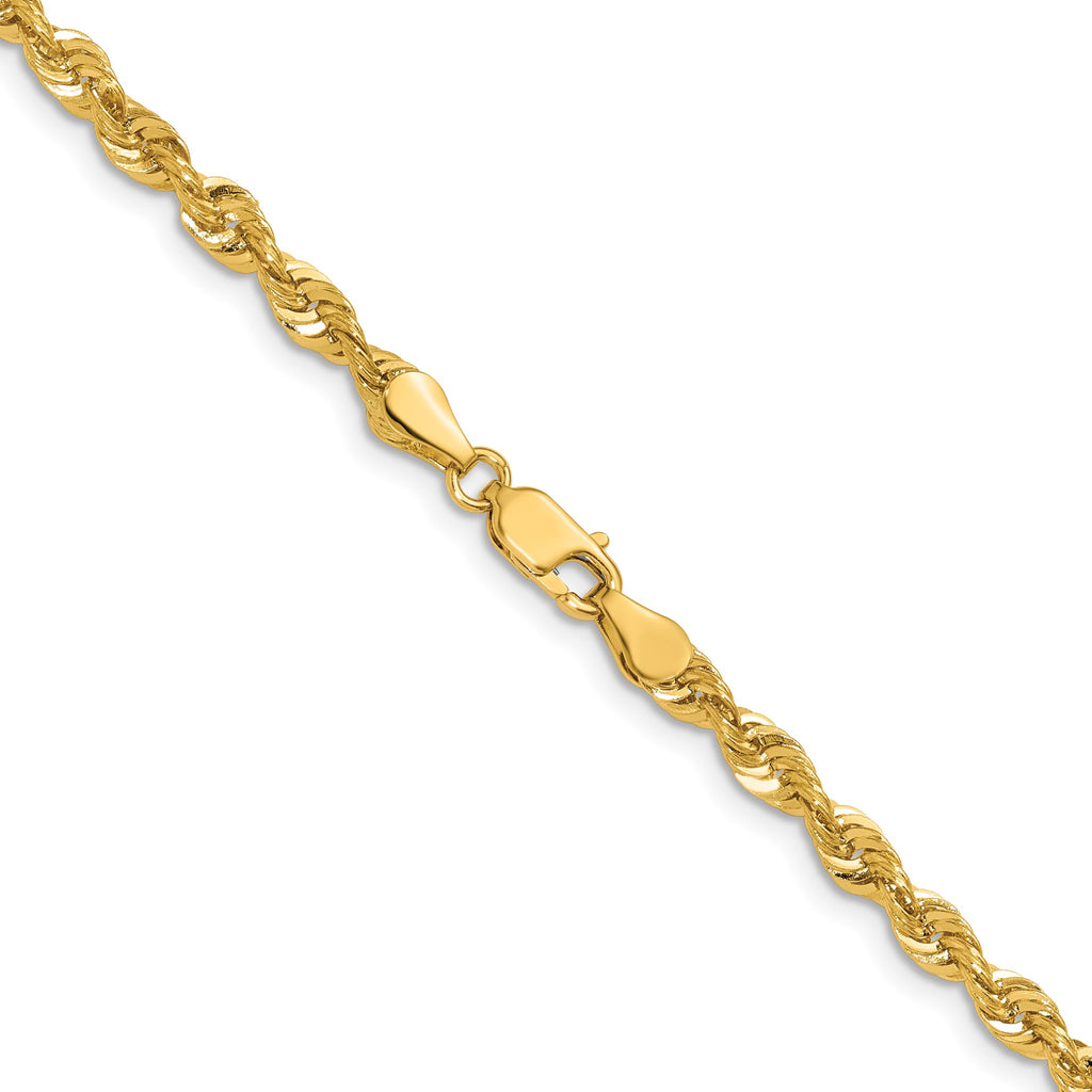 Cashmere Rope Chain in 14K Yellow Gold, 3.95mm - Sophia Jewelers