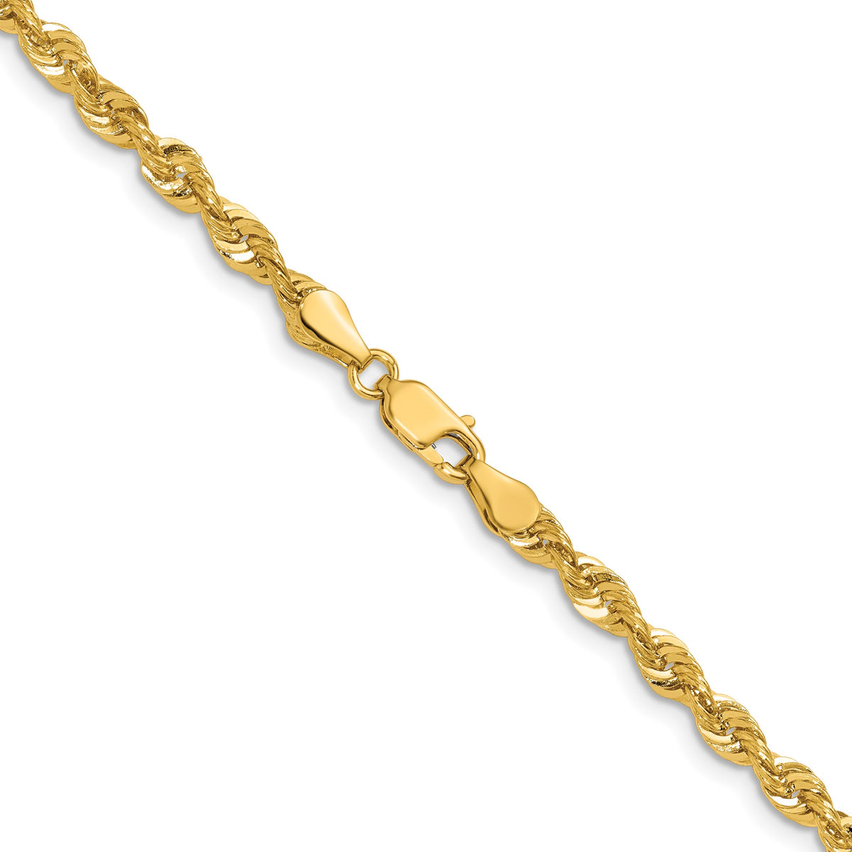 Cashmere Rope Chain in 14K Yellow Gold, 3.95mm - Sophia Jewelers