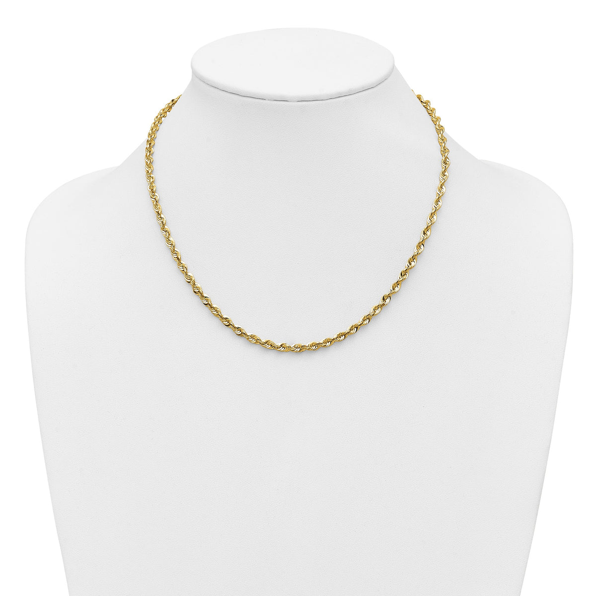 Cashmere Rope Chain in 14K Yellow Gold, 3.95mm - Sophia Jewelers