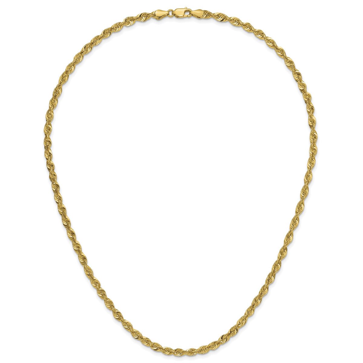 Cashmere Rope Chain in 14K Yellow Gold, 3.95mm - Sophia Jewelers