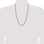 14k 4.2mm Regular Rope Chain