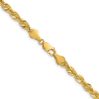 Cashmere Rope Necklace in 14K Yellow Gold, 4.55mm - Sophia Jewelers