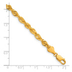 Cashmere Rope Necklace in 14K Yellow Gold, 4.55mm - Sophia Jewelers