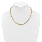 Cashmere Rope Necklace in 14K Yellow Gold, 4.55mm - Sophia Jewelers