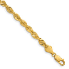 Cashmere Rope Necklace in 14K Yellow Gold, 4.55mm - Sophia Jewelers