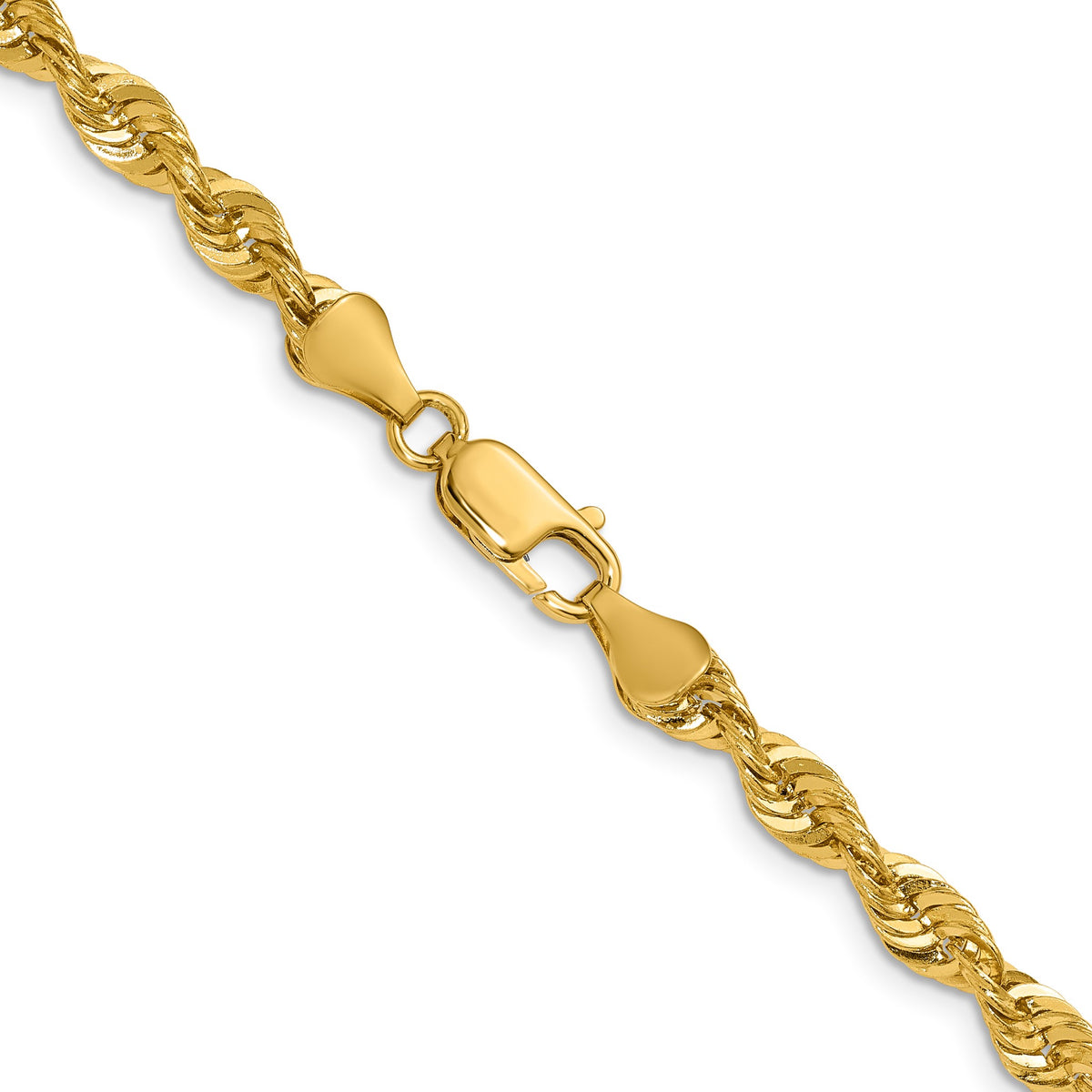 Cashmere Rope Chain in 14K Yellow Gold, 5.1mm - Sophia Jewelers