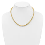 Cashmere Rope Chain in 14K Yellow Gold, 5.1mm - Sophia Jewelers