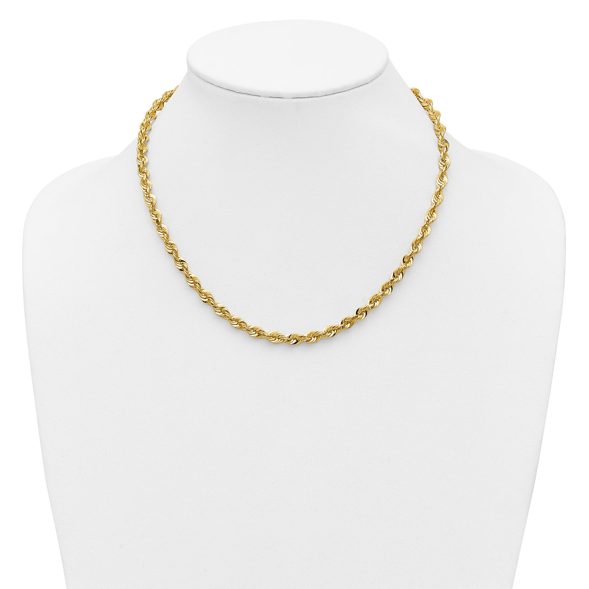 Cashmere Rope Chain in 14K Yellow Gold, 5.1mm - Sophia Jewelers
