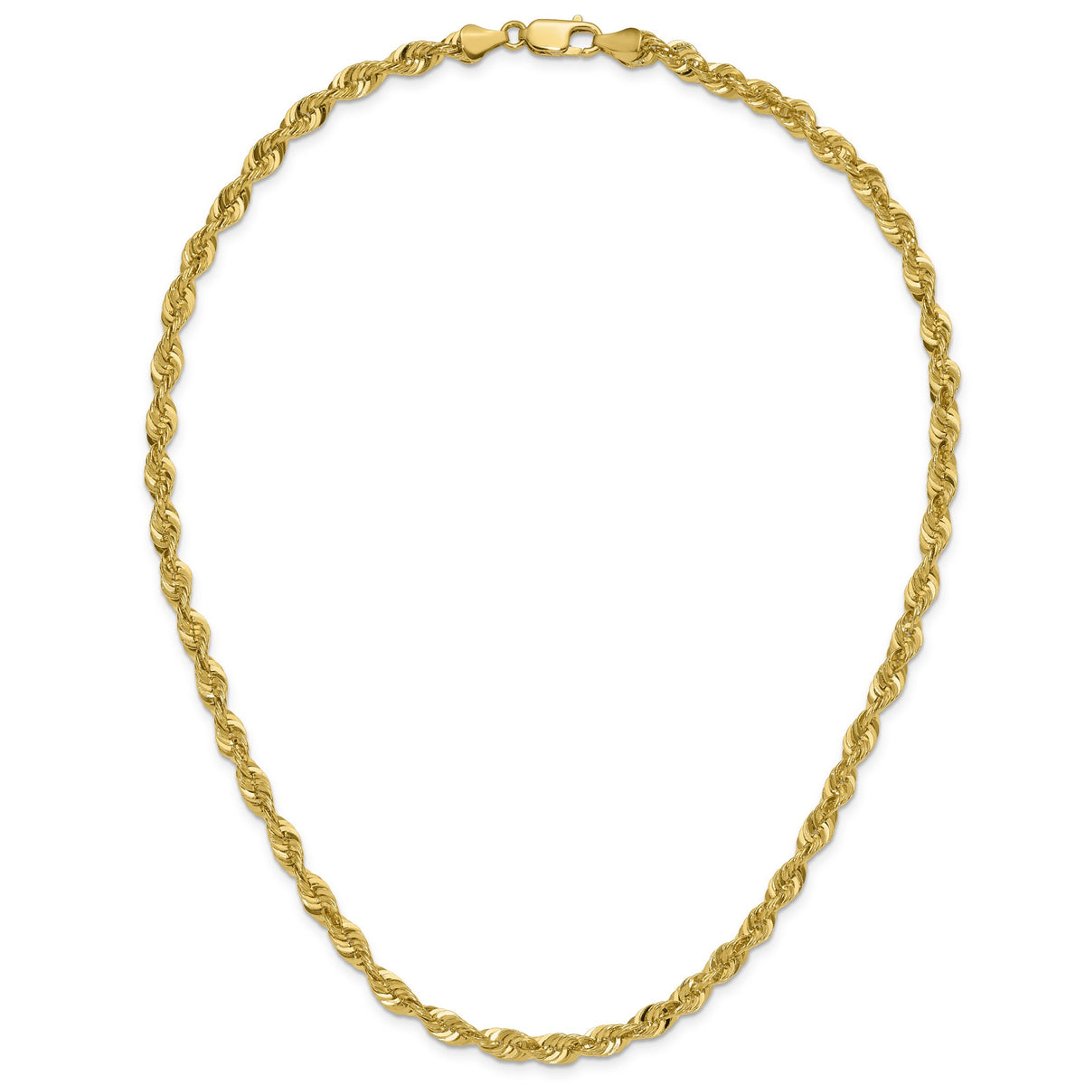 Cashmere Rope Chain in 14K Yellow Gold, 5.1mm - Sophia Jewelers