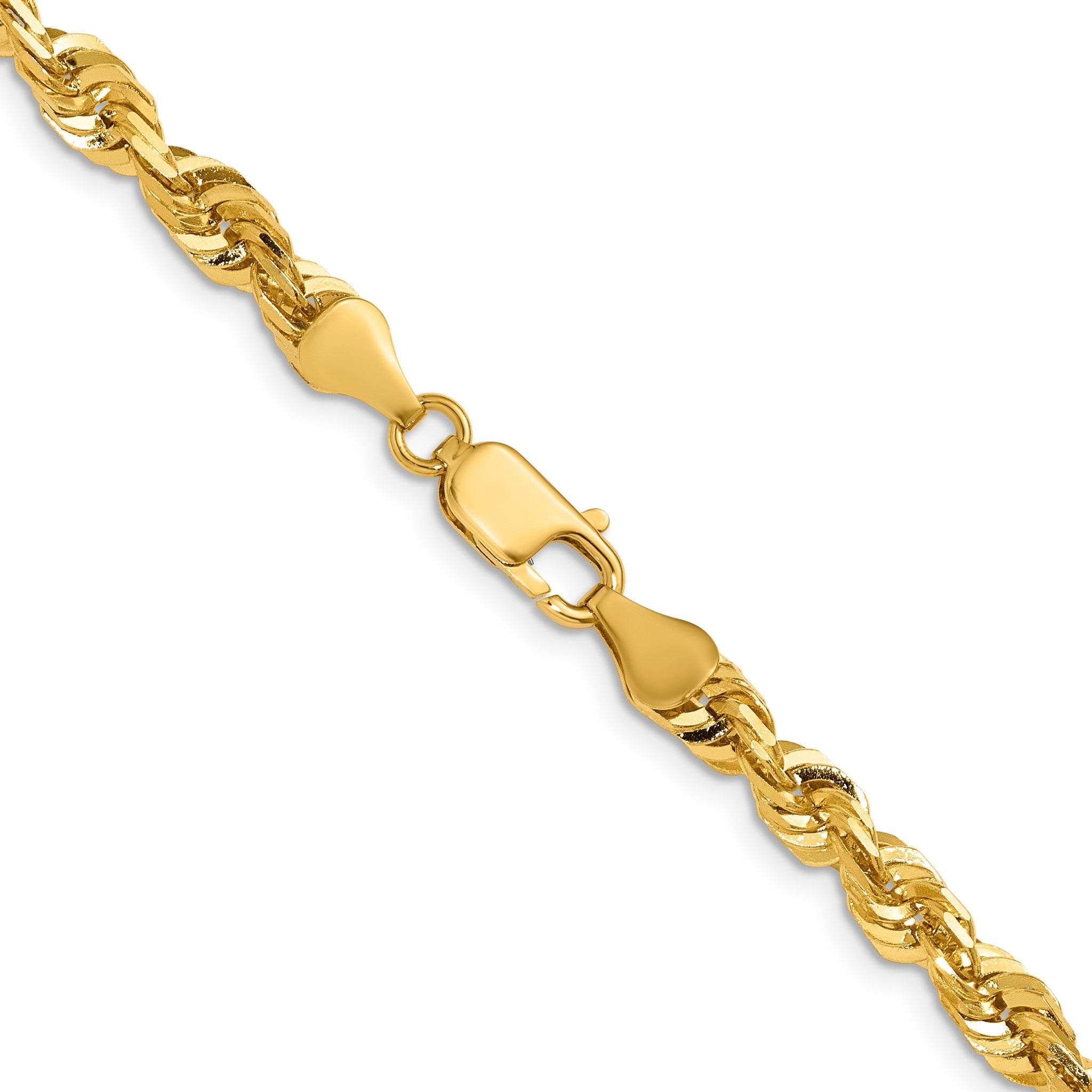 Diamond-Cut Cashmere Rope Chain in 14K Yellow Gold, 5.8mm Secondary image