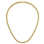 Diamond-Cut Cashmere Rope Chain in 14K Yellow Gold, 5.8mm - Sophia Jewelers