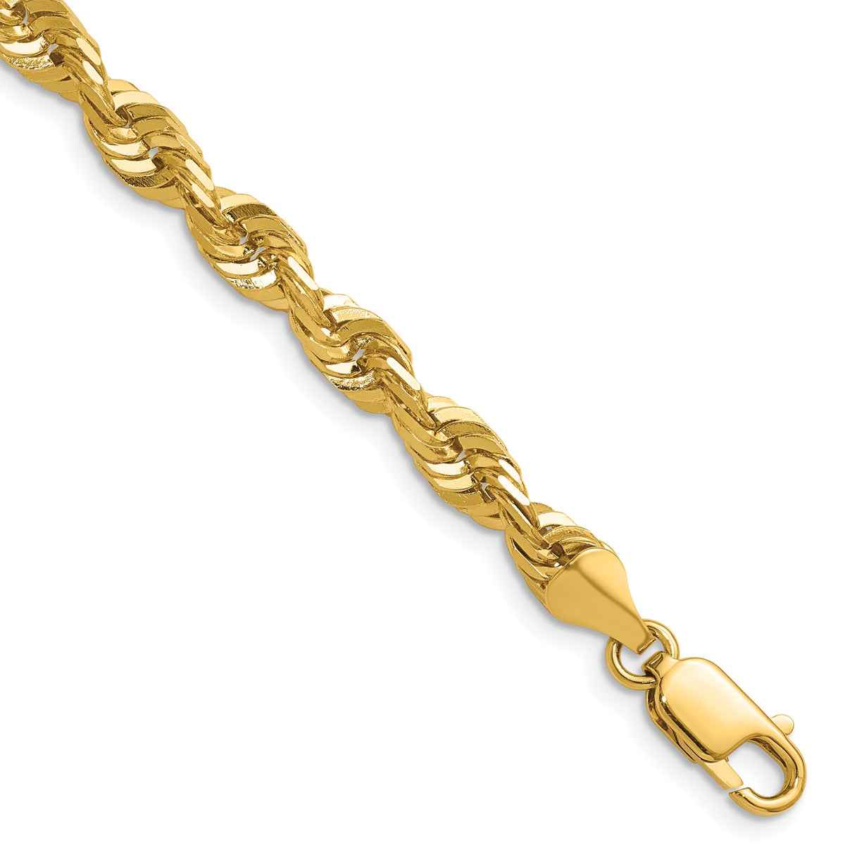 Diamond-Cut Cashmere Rope Chain in 14K Yellow Gold, 5.8mm - Sophia Jewelers Main image