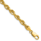 Diamond-Cut Cashmere Rope Chain in 14K Yellow Gold, 5.8mm - Sophia Jewelers