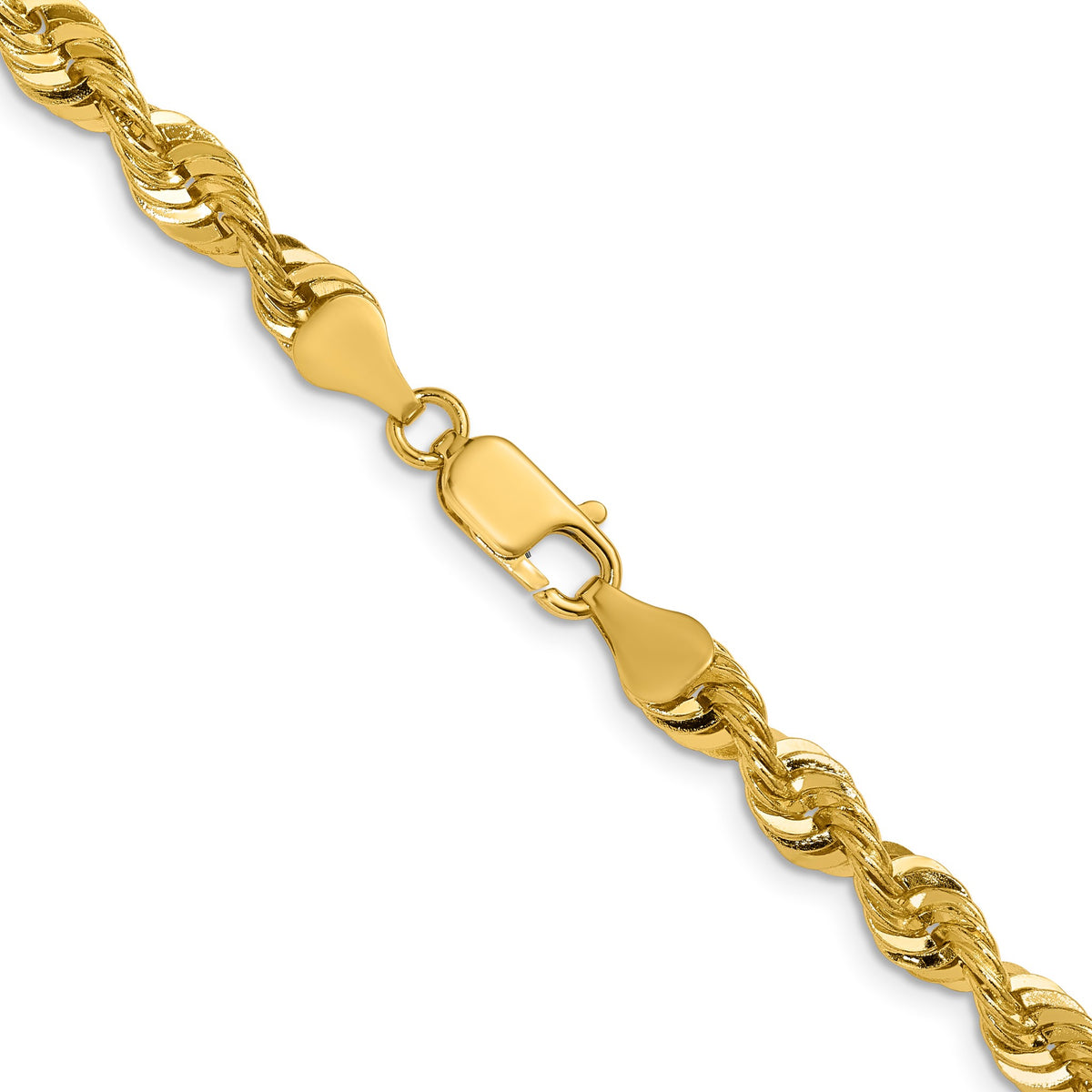 Cashmere Rope Necklace in 14K Yellow Gold, 5.8mm - Sophia Jewelers